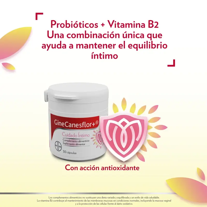Gine-Canestén Ginecanesflor+, 30 Cápsulas