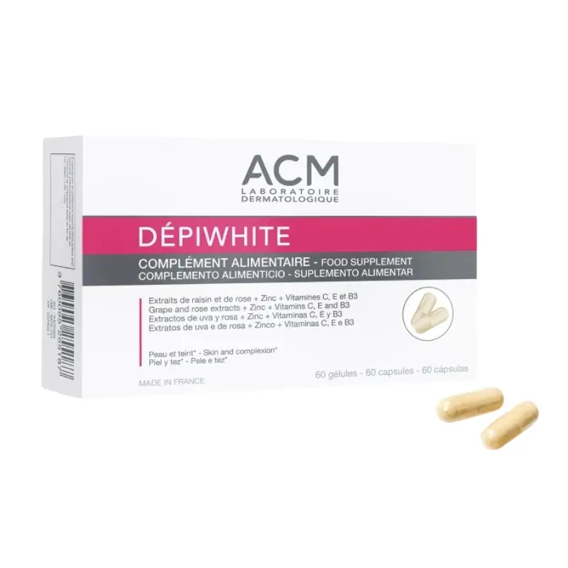 Acm Laboratoires Dépiwhite Complemento Alimenticio , 60 cápsulas
