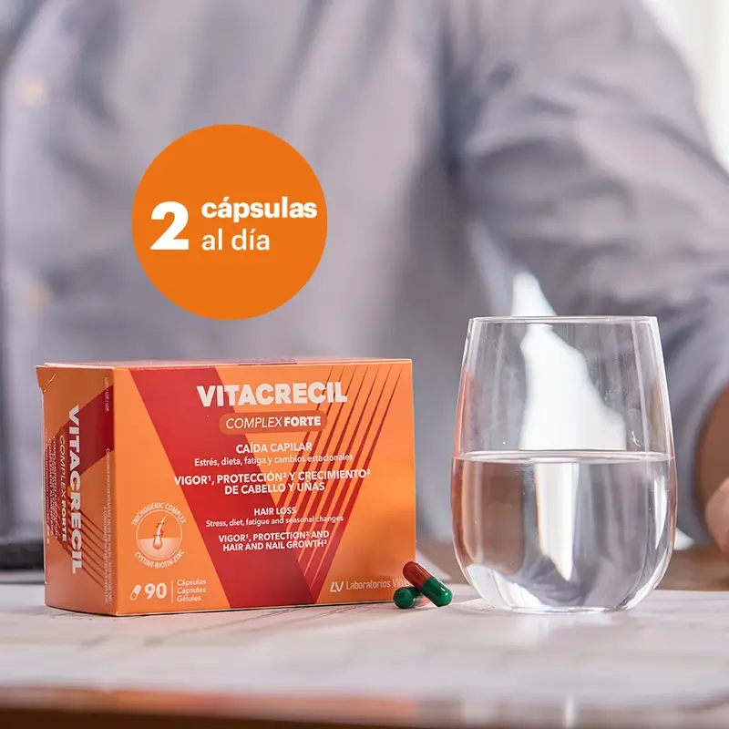 Vitacrecil Complex Forte, Pack 2 x 90 cápsulas