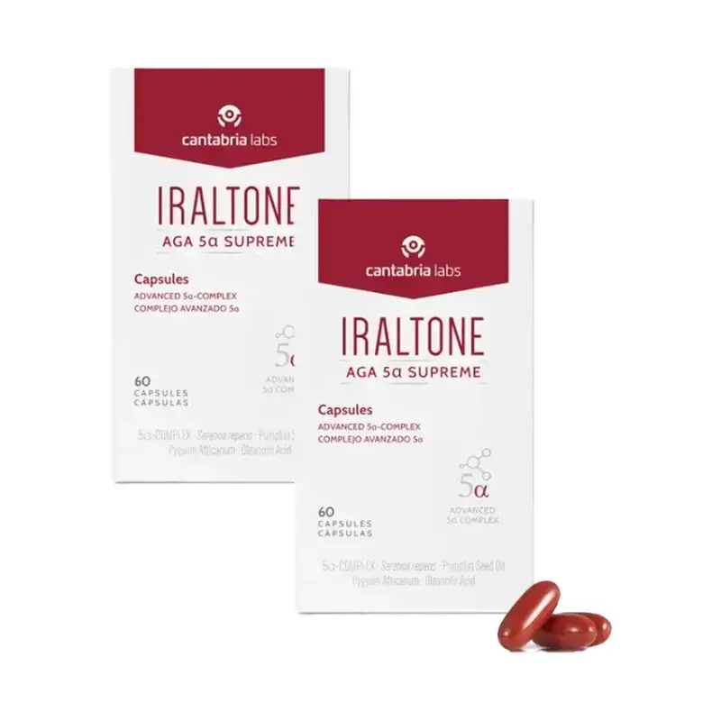 Iraltone Aga 5α Supreme , Pack 2 x 60 cápsulas