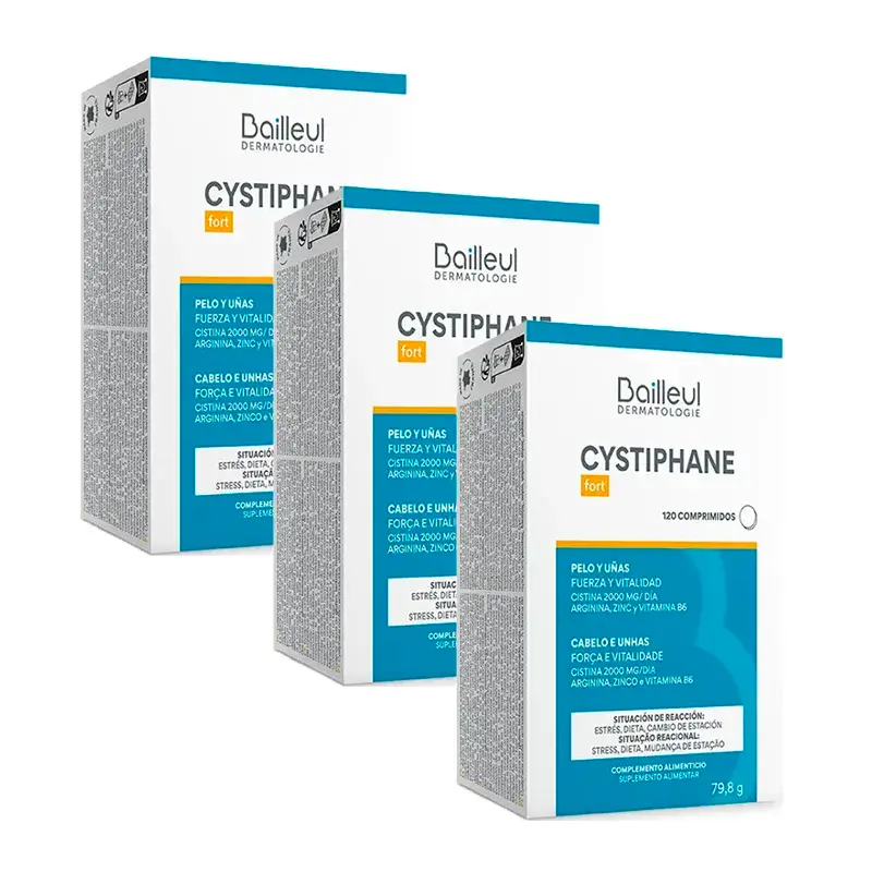 Cystiphane Biorga Hair Loss, Pack 3 x 120 tablets