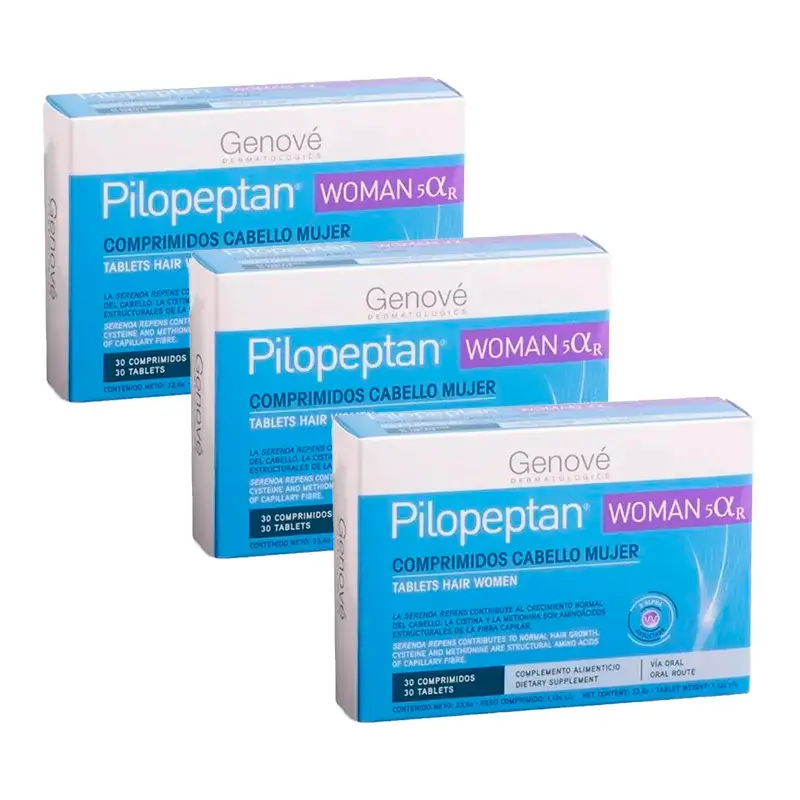 Pilopeptan Woman Hair Woman, Pack 3 x 30 tablets