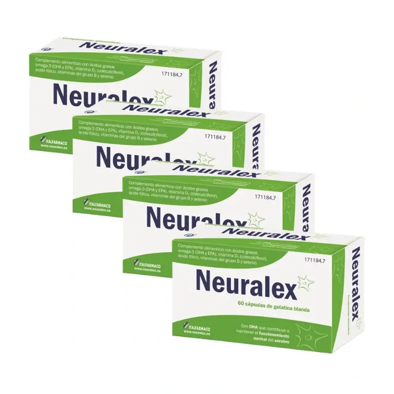 Neuralex, Pack 4 x 60 Cápsulas
