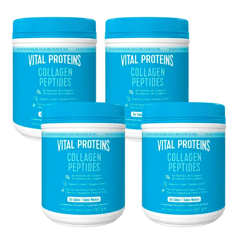 Vital Proteins Péptidos de Colágeno, Pack 4 x 567 gr