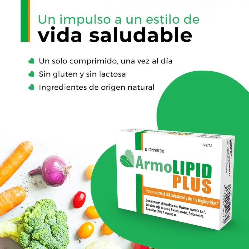Armolipid Colesterol Plus, 3 x 20 comprimidos