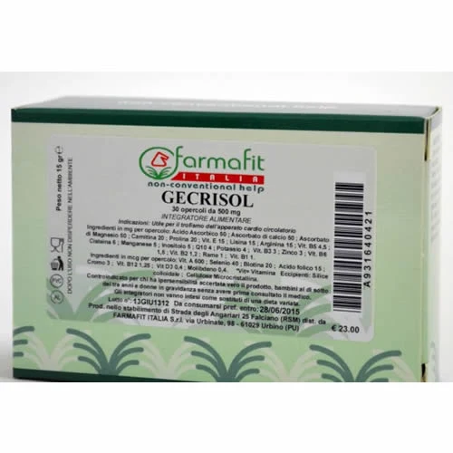 GECRISOL 30 CAPSULE