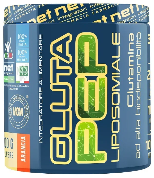 NET INTEGRATORI FARMACIA GLUTA PEP LIPOSOMIALE ARANCIA 200 G