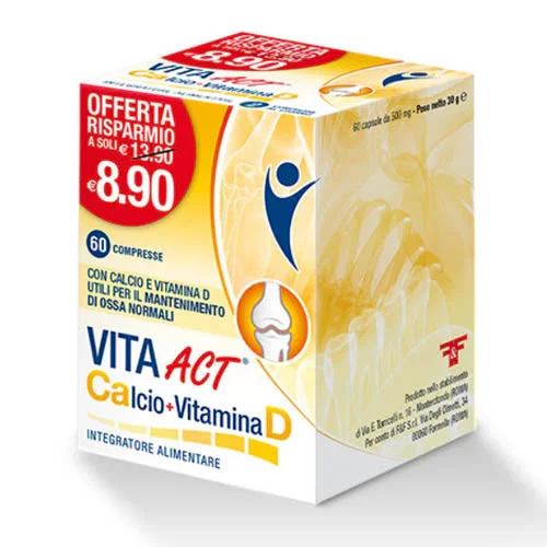 VITA ACT CALCIO + VITAMINA D 60 COMPRESSE