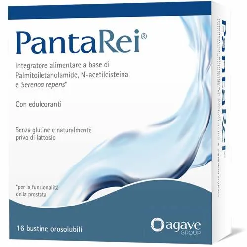 PANTAREI 16 BUSTINE OROSOLUBILI CON EDULCORANTI, NATURALMENTE PRIVO DI LATTOSIO