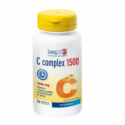 LONGLIFE C COMPLEX 1500 50 TAVOLETTE DIVISIBILI SENZA GLUTINE