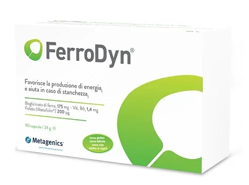 FERRODYN 30 CAPSULE SENZA GLUTINE SENZA LATTOSIO